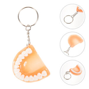 Car Accessories Women Tooth Charm Tricky Keychain Key Chains Women