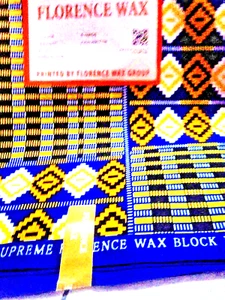 African Ankara wax print fabric 6 yards VIP Cut & Sew all ages African attires - Picture 1 of 3