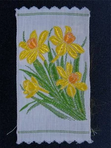No.18 JONQUIL Kensitas Flowers Silk (Small S2) by J.Wix & Sons Ltd 1934 - Picture 1 of 1