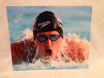 FOTO AUTOGRAFADA 8x10 assinada por Ryan Lochte olimpíadas de natação eua eua PROVA* **UAU** 7 - Imagem 1 de 3