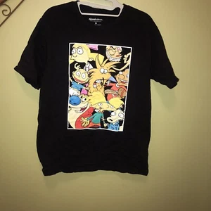 Camiseta Gráfica Nickelodeon Rugrats/Hello Arnold Talla M (Negra) - Imagen 1 de 4
