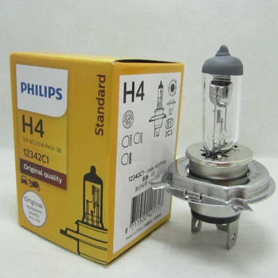 Philips H4 Car Halogen Light 12342C1 12V 60/55W P43t-38 Car Headlight Lamp Bulb - Image 1 of 3