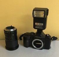 Yashica Df 100 Af Film Tested Camera Kyocera Ninja Star Wide For Restoration Ebay