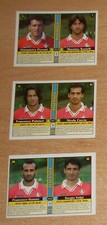ED.MUNDICROMO LE CARDE DEL FOOTBALL 2000/2001 PIACENZA 4 CARD ORIGINAL!!!!