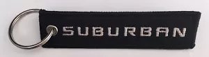 Suburban Embroidered Key Chain/ Fob, Chevy, American, trucks, SUV automobile, - Foto 1 di 1
