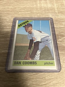1966 Topps Dan Coombs #414 Houston Astros Soft Corners And Not Centered