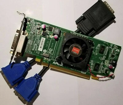 HP Compaq Elite Windows 10 PC Tower AMD Dual VGA Monitor Video Card Slim SFF - Image 1 of 4