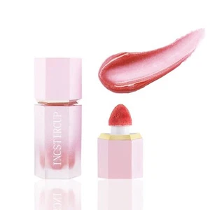 Soft Cream Liquid Blush Creamy Liquid Blush Makeup with Cushion Applicator fo... - Picture 1 of 9