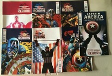 CAPTAIN AMERICA REBORN #1-6, WHO WILL WIELD THE SHIELD? #1, 7 ISSUE LOT COMPLETE