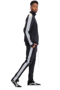 2-Piece Side Stripe Jacket & Track Pants Set From Weiv - Picture 1 of 5