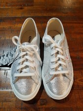 superga bimba argento