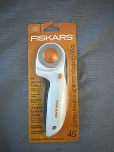 Fiskars Ergo Control All Purpose Cutting 45mm Rotary Cutter 197930 Free Ship - Picture 1 of 2