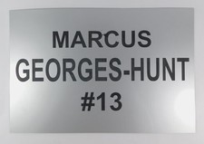 2017 Marcus Georges-Hunt #13 Team Issued Orlando Magic Locker Room Nameplate