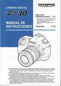 MANUAL OLYMPUS E-30 (ESPAÑOL) - Imagen 1 de 1