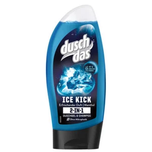Duschdas Ice Kick 2 in 1 Duschgel und Shampoo Menthol 250 ml - Bild 1 von 1
