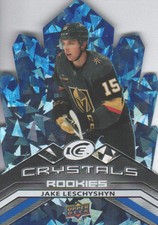 2021-22 Upper Deck Ice Hockey Ice Crystals #IC-63 Jake Leschyshyn DIE CUT