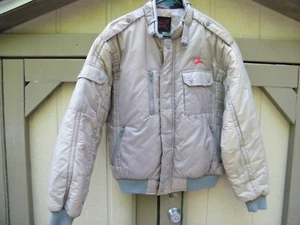 Vintage Upstream Racing Division Mobil Oil Pegasus Nylon Lined Jacket Size M - Picture 1 of 7