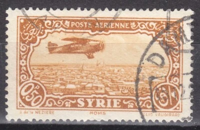 Western Asia 1931 VFU Mi 356 Sc C46 Plane over Homs - Image 1 of 2