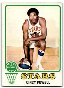 1973-74 Topps Cincy Powell Utah Stars #186