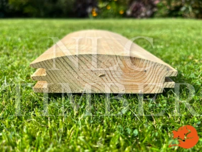 Top Quality 38x125 Double Tongue & Groove Loglap Shiplap Tanalised DIY Cladding - Image 1 of 4