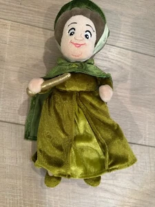 Disney Store Fee Patin Plüschpuppe grün & gold Samt 11 Zoll Stofftier Sammeln - Bild 1 von 6