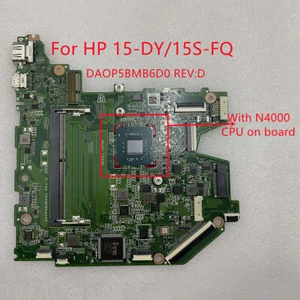 Motherboard For HP 15-DY 15S-FQ 15-DY0015DS With N4000 CPU DDR4 DA0P5BMB6D0 - Picture 1 of 3