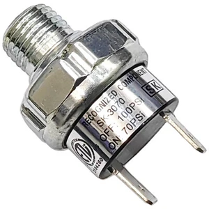 Air Compressor Tank Pressure Switch 70 psi on - 100 psi off Air Ride Suspension - Foto 1 di 8