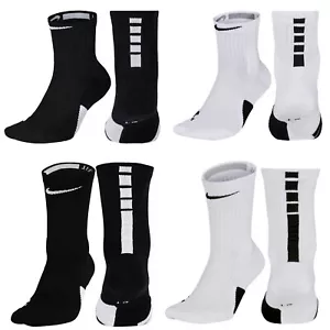 New Nike Quick Elite Crew & Quarter Cut Basketball Socks Medium & Large Dri-Fit - Picture 1 of 13