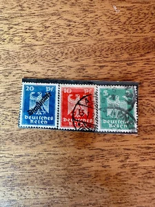 German empire post stamps - 5, 10, 20 PF, well preserved THREE - Picture 1 of 2