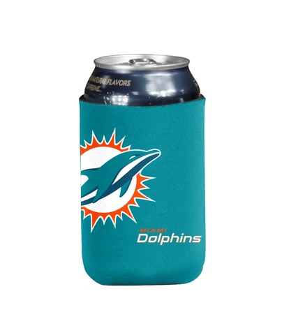 Miami Dolphins Can or Bottle Cooler NFL Coozie Koozie Oversized Logo Cover