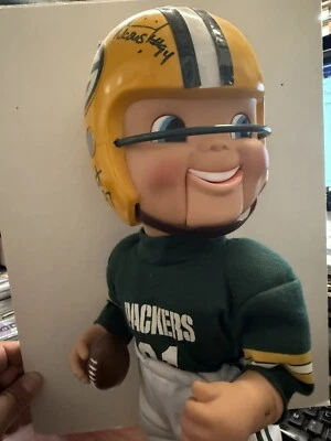 Muñeca Rockin Randall NFL 17" RIVERA WINTERS FIRMADA Green Bay Packers de colección Foto 1 de 4