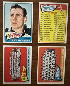 1965 TOPPS BASEBALL - YOU PICK #201-#400 EX-EXMT ****FAST SHIPPING ****