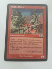 Goblin Patrol Magic the Gathering MTG Urza's Saga Red Common