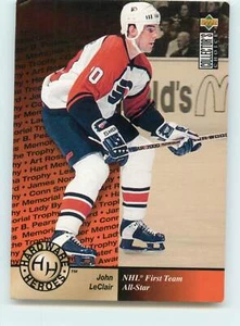 1995 Oberdeck #376 John LeClair   - Bild 1 von 2
