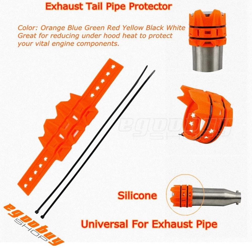 Protector de cubierta protectora de tubo de escape de motocicleta para Yamaha ATMX Foto 1 de 4
