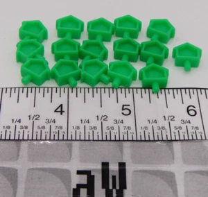 Vintage 1991 Travel Monopoly Junior Board Game Lot 16 Green Ticket Booth Parts - Picture 1 of 2