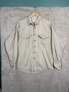 Filson Buckhorn Field Shirt Mens Size Large Beige - Picture 1 of 14