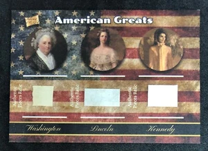 JACQUELINE KENNEDY M WASHINGTON LINCOLN PIECES OF THE PAST SIGNED DOCUMENT RELIC - Picture 1 of 2