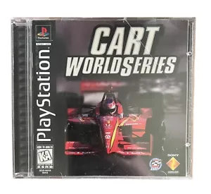 CART World Series (Sony PlayStation 1 PS1) - Case & Booklet ONLY **NO GAME** - Picture 1 of 4