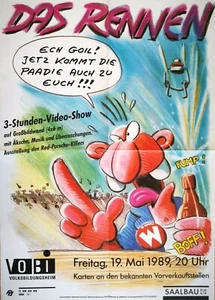 WERNER - DAS RENNEN 1989 FFM - orig. Concert Poster - Plakat - DIN A1 - F/U 1239 - Picture 1 of 1