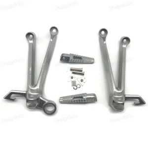 Silver Rear Passenger Foot Pegs Bracket Fit For Suzuki GSXR1000 2005-2006 K5 - Picture 1 of 6