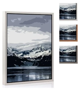 Schattenfugenrahmen Bilder Leinwand Keil Rahmen Alu Stahl Braun ohne Verglasung - Bild 1 von 25