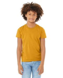 Bella + Canvas 3001Y Youth Jersey T-Shirt - Picture 1 of 37