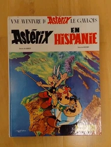 Vintage Asterix En Hispanie Französische ERSTAusgabe 69 Goscinny Buch gebunden  - Bild 1 von 7