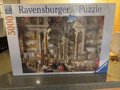 New Ravensburger 5000 Piece Puzzle Giovanni Paolo Panini Views of Rome Italy - Image 1 of 2