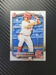 2025 Topps Bowman #BP-22 J.J. Wetherholt 1st Bowman Cardinals - Picture 1 of 2