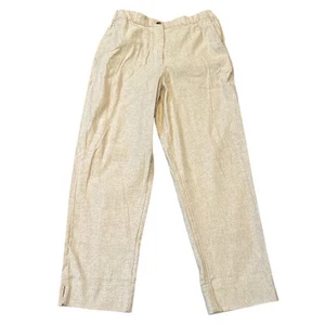 Pantaloni conici nuovi Banana Republic Factory conici in misto lino a vita alta S - Foto 1 di 10