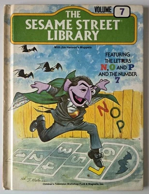 Vintage 1978 THE SESAME STREET LIBRARY Book Volume 7 Jim Henson J. Mathieu - Image 1 of 4