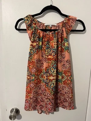 Blusa sin mangas Collective Concepts talla M estampado floral Foto 1 de 4