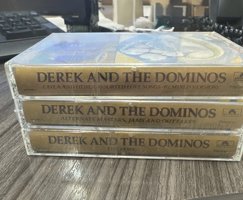 Derek & The Dominos Layla Sessions 3-Cassette Box Set SEALED 20th Anniv 1990 - Image 1 of 4